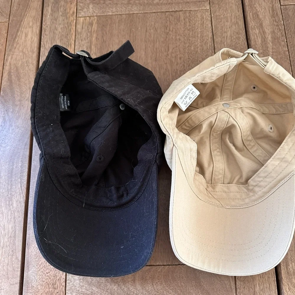 Cat Dad and Cat Mom hats - Black and Tan - Picture 2 of 4